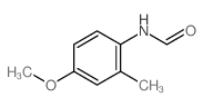 N-(4-methoxy-2-methyl-phenyl)formamide Structure