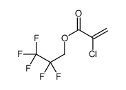 2,2,3,3,3-pentafluoropropyl 2-chloroprop-2-enoate Structure