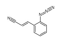 (E)-3-(2-azidophenyl)acrylonitrile结构式