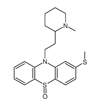 Thioridazine 5-Sulfoxide Structure