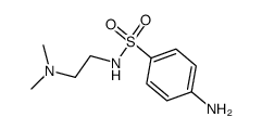 4-amino-N-(2-dimethylaminoethyl)-benzenesulfonamide Structure