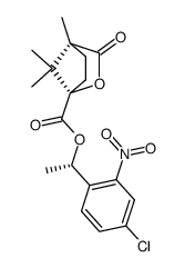 [(S)-1-(4-chloro-2-nitrophenyl)ethyl] (1S)-camphanoate结构式