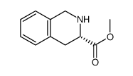 (S)-1,2,3,4-四氢异喹啉-3-甲酸甲酯结构式