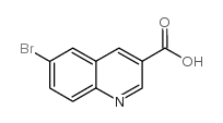 6-溴喹啉-3-羧酸结构式