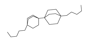 1-pentyl-4-(1-pentyl-4-bicyclo[2.2.2]octanyl)bicyclo[2.2.2]octane结构式