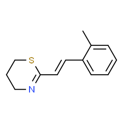 4H-1,3-Thiazine,5,6-dihydro-2-(o-methylstyryl)-,(E)-(8CI)结构式