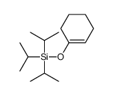 cyclohexen-1-yloxy-tri(propan-2-yl)silane Structure