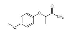 2-(4-methoxyphenoxy)propanamide结构式