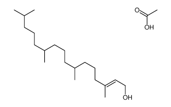 acetic acid,3,7,11,15-tetramethylhexadec-2-en-1-ol Structure