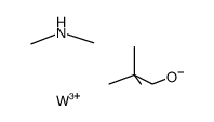 W2(OCH2-t-Bu)6(HNMe2)2结构式