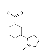 3-(1-methylpyrrolidin-2-yl)-4H-pyridine-1-carboxylic acid methyl ester Structure