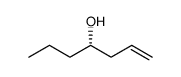 1-Hepten-4-ol, (4S) Structure