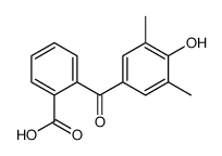 2-(4-羟基-3,5-二甲基苯甲酰基)苯甲酸结构式