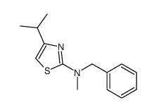 N-benzyl-N-methyl-4-propan-2-yl-1,3-thiazol-2-amine结构式