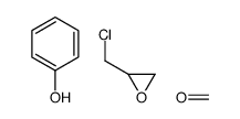 2-(chloromethyl)oxirane, formaldehyde, phenol结构式