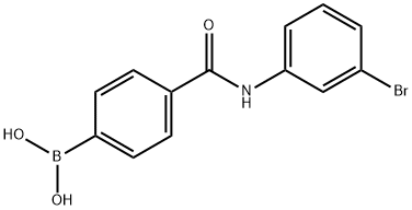 (4-((3-Bromophenyl)carbamoyl)phenyl)boronic acid Structure