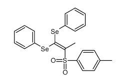1-[1,1-bis(phenylselanyl)prop-1-en-2-ylsulfonyl]-4-methylbenzene结构式