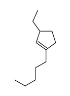 3-ethyl-1-pentylcyclopentene Structure