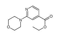 2-(4-吗啉)-4-吡啶羧酸乙酯结构式