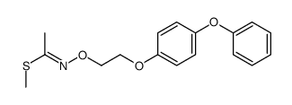 methyl (1Z)-N-[2-(4-phenoxyphenoxy)ethoxy]ethanimidothioate Structure