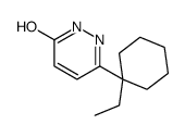 3-(1-ethylcyclohexyl)-1H-pyridazin-6-one结构式