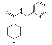 n-(pyridin-2-ylmethyl)piperidine-4-carboxamide Structure