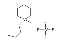 1-Butyl-1-methylpiperidinium tetrafluoroborate structure