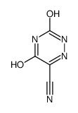 3,5-dioxo-2H-1,2,4-triazine-6-carbonitrile结构式