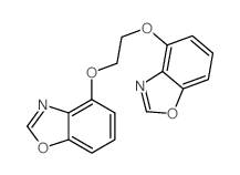 Benzoxazole, 4,4'-[1,2-ethanediylbis(oxy)]bis- (9CI) Structure