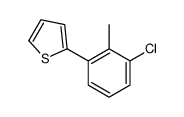 2-(3-chloro-2-methylphenyl)thiophene Structure