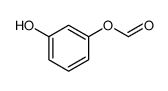 1,3-Benzenediol, 1-formate Structure