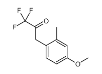 1,1,1-TRIFLUORO-3-(4-METHOXY-2-METHYL-PHENYL)-PROPAN-2-ONE结构式