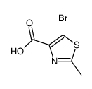 5-溴-2-甲基噻唑-4-羧酸结构式