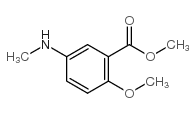 methyl 2-methoxy-5-(methylamino)benzoate结构式