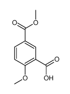 2-甲氧基-5-(甲氧基羰基)苯甲酸结构式