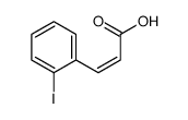 (2E)-3-(2-Iodophenyl)acrylic acid Structure