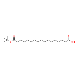十七烷二酸单叔丁酯结构式