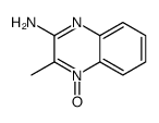 (7CI)-2-氨基-3-甲基喹噁啉 4-氧化物结构式
