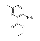 3-氨基-6-甲基吡啶-2-甲酸乙酯结构式