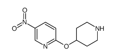 5-nitro-2-(piperidin-4-yloxy)pyridine Structure