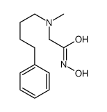 N-hydroxy-2-[methyl(4-phenylbutyl)amino]acetamide Structure