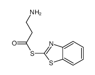 S-(1,3-benzothiazol-2-yl) 3-aminopropanethioate Structure