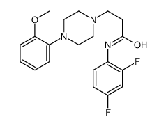 N-(2,4-difluorophenyl)-3-[4-(2-methoxyphenyl)piperazin-1-yl]propanamide Structure