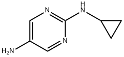 N2-环丙基嘧啶-2,5-二胺结构式