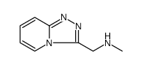 1-([1,2,4]三唑并[4,3-a]吡啶-3-基)-N-甲基甲胺结构式