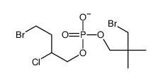 (4-bromo-2-chlorobutyl) (3-bromo-2,2-dimethylpropyl) phosphate Structure
