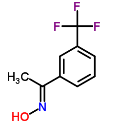 3-trifluoromethylacetophenone oxime Structure