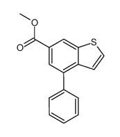 methyl 4-phenylbenzothiophene-6-carboxylate Structure