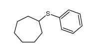 cycloheptyl phenyl sulfide Structure