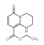 6-氧代-2,3,4,6-四氢-1H-吡啶并[1,2-a]嘧啶-9-羧酸乙酯结构式